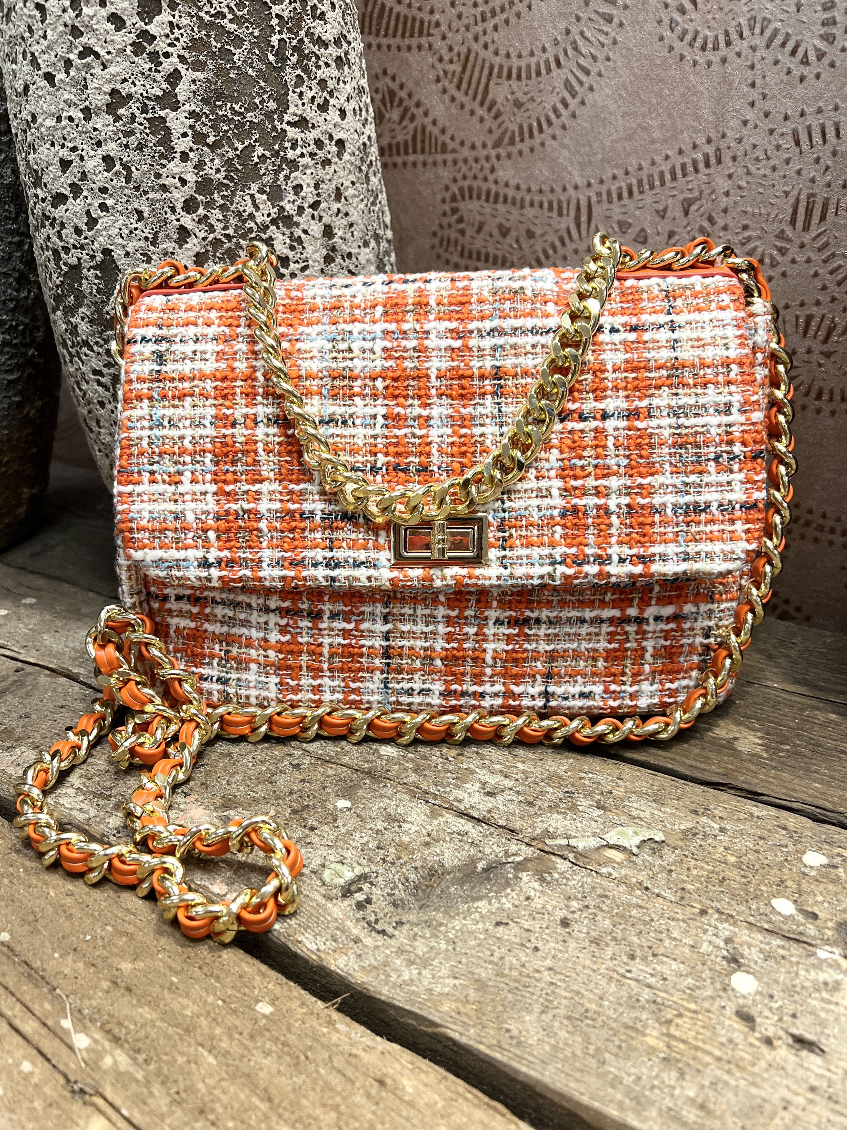 Zoe - Fed ternet taske med kæde